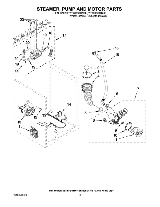 Diagram for WFW9500TC00
