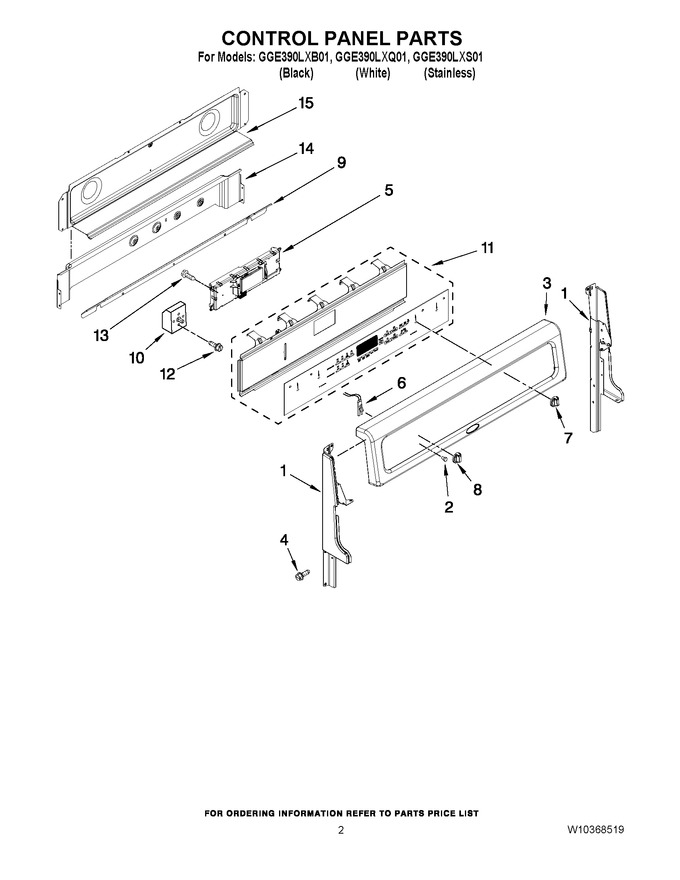 Diagram for GGE390LXB01