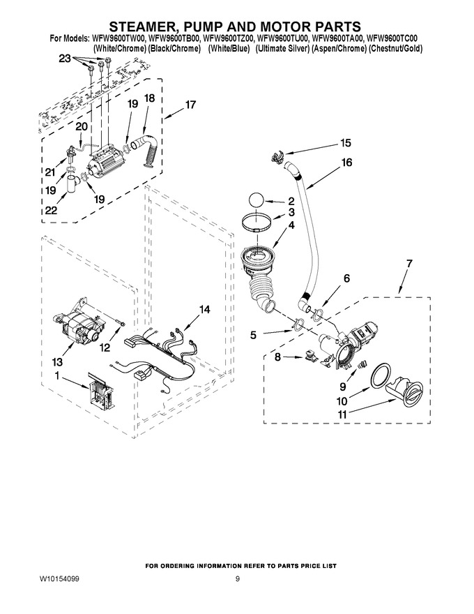 Diagram for WFW9600TC00