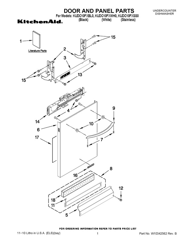 Diagram for KUDC10FXBL0