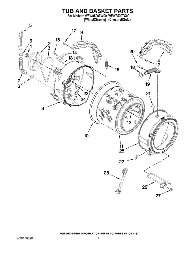 Diagram for WFW9500TC00