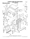 Diagram for 01 - Cabinet Liner And Door Parts