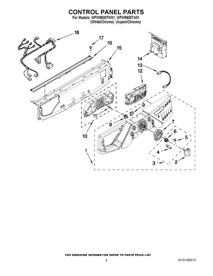 Diagram for WFW9600TW01