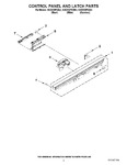 Diagram for 02 - Control Panel And Latch Parts