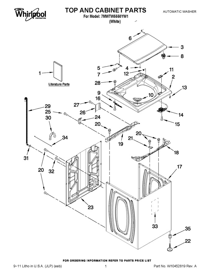 Diagram for 7MWTW5550YW1