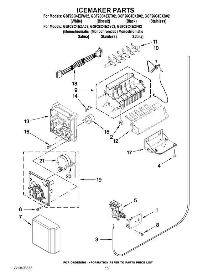 Diagram for GSF26C4EXB02