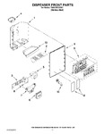 Diagram for 08 - Dispenser Front Parts