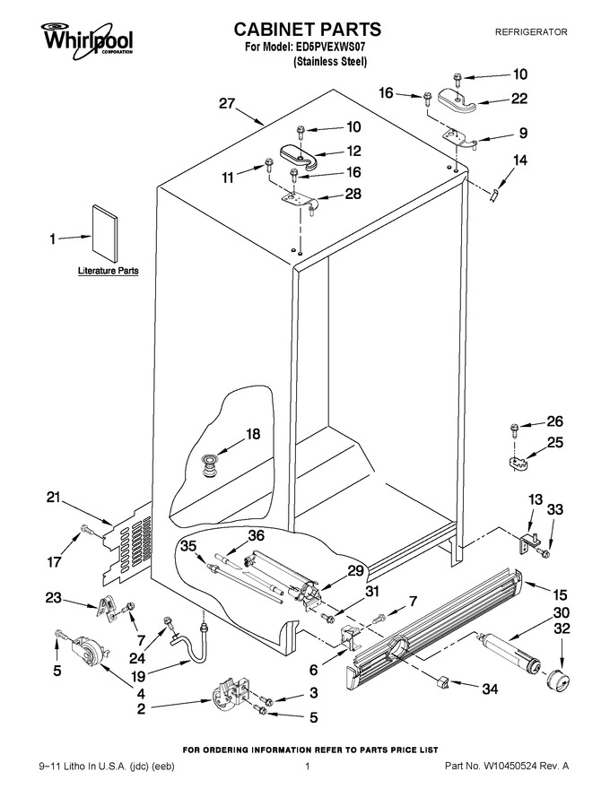 Diagram for ED5PVEXWS07