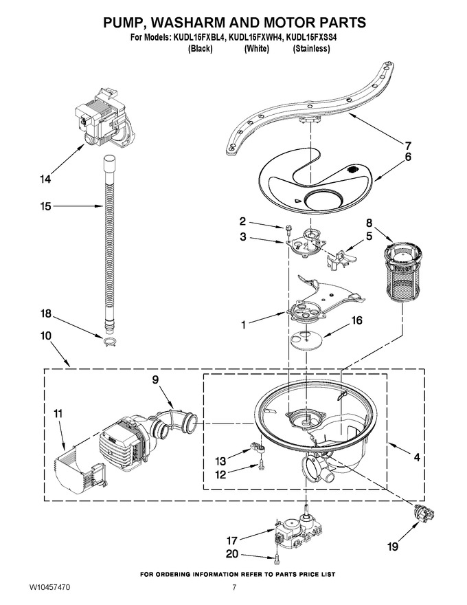 Diagram for KUDL15FXWH4