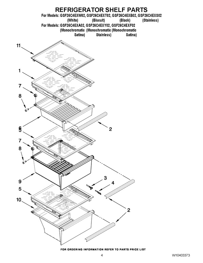 Diagram for GSF26C4EXW02