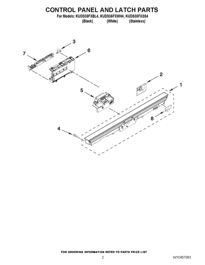 Diagram for KUDS35FXWH4