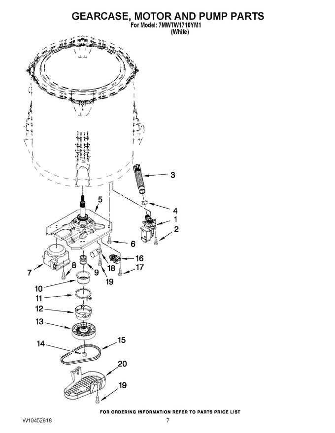 Diagram for 7MWTW1710YM1