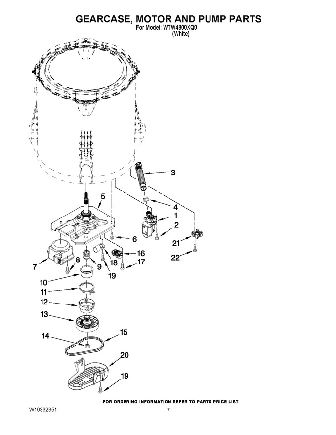 Diagram for WTW4800XQ0