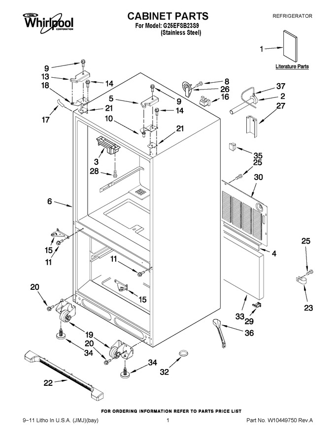 Diagram for G25EFSB23S9