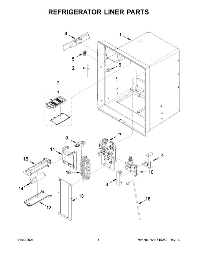 Diagram for WRF555SDHV04