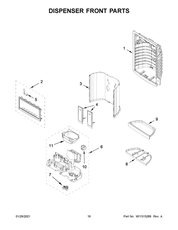 Diagram for WRF555SDHV04