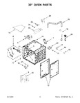 Diagram for 05 - 30" Oven Parts