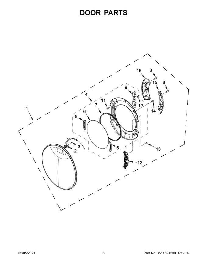 Diagram for WGD9620HBK2