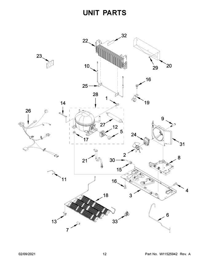 Diagram for WRF555SDHW03