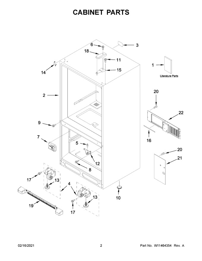 Diagram for ABB2224BRW02