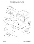 Diagram for 04 - Freezer Liner Parts
