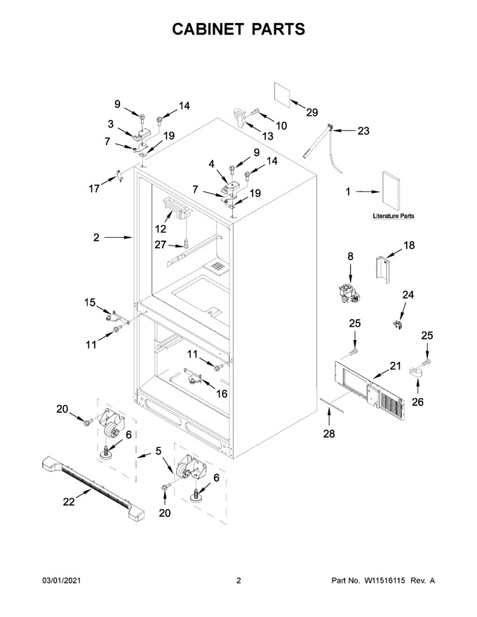 Diagram for WRF535SMHB03