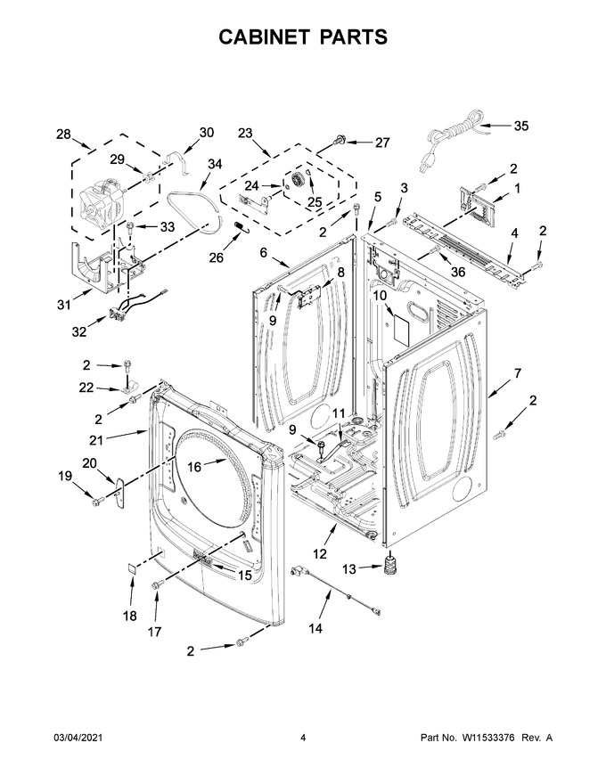 Diagram for MGD5630HW3
