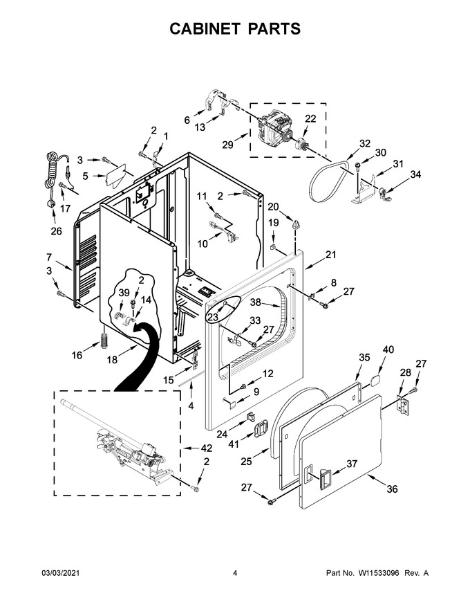Diagram for WGD4616FW2