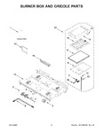 Diagram for 02 - Burner Box And Griddle Parts