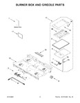 Diagram for 02 - Burner Box And Griddle Parts