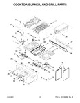 Diagram for 03 - Cooktop, Burner, And Grill Parts