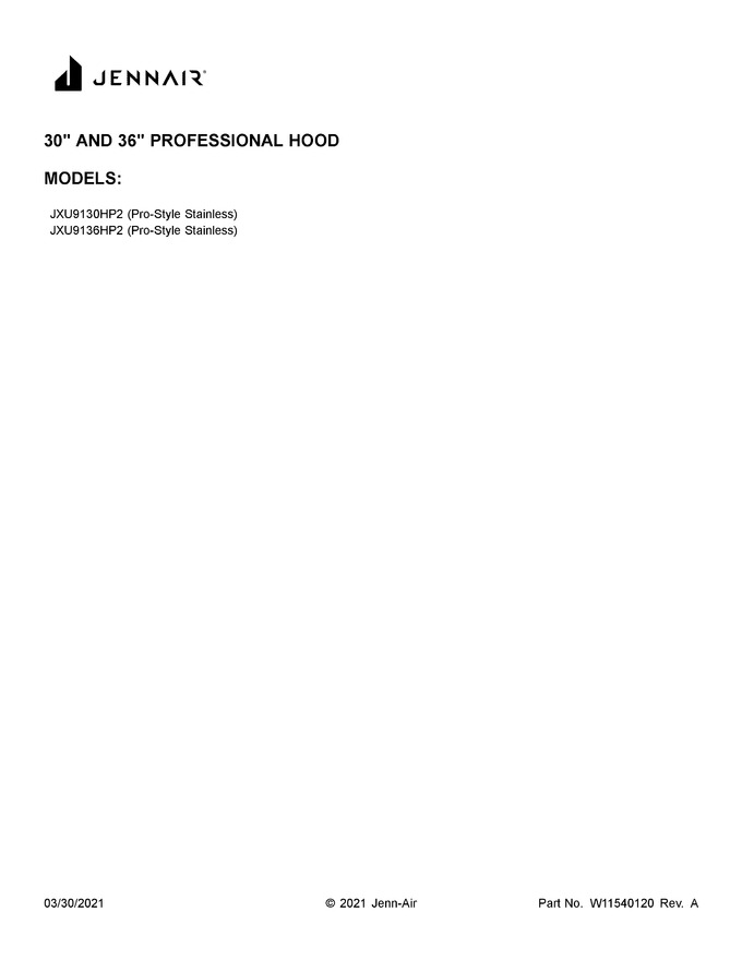 Diagram for JXU9130HP2