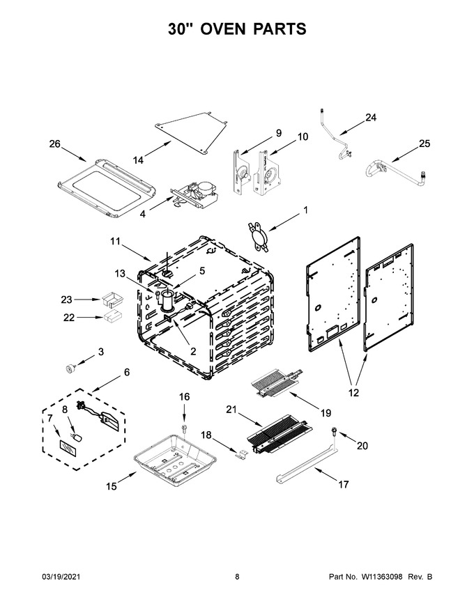 Diagram for JGRP548HM00