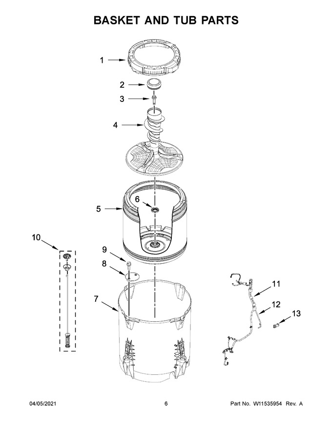 Diagram for WTW5105HW2