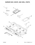 Diagram for 02 - Burner Box, Grate, And Grill Parts