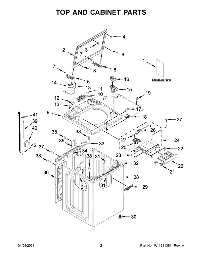 Diagram for WTW5100HW2