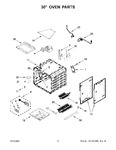 Diagram for 05 - 30" Oven Parts