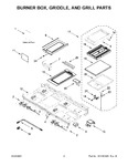 Diagram for 02 - Burner Box, Griddle, And Grill Parts