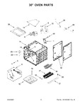Diagram for 05 - 30" Oven Parts