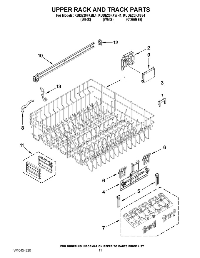 Diagram for KUDE20FXWH4