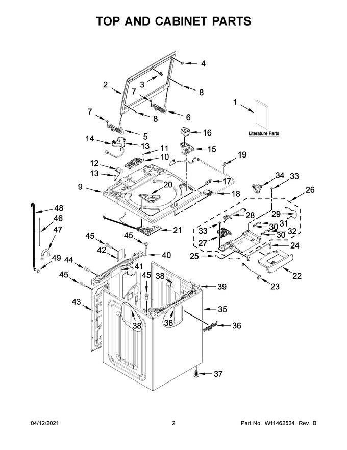 Diagram for WTW6120HW1