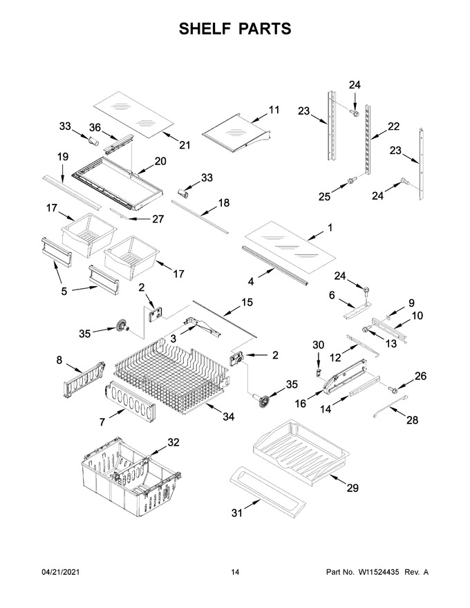 Diagram for WRF535SWHZ06