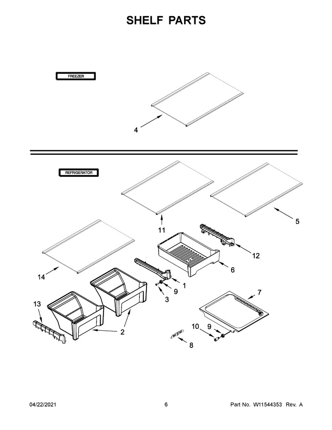 Diagram for WRT148FZDB03