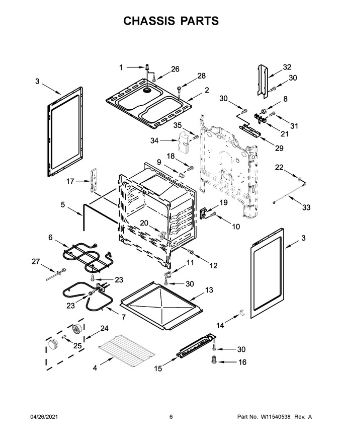 Diagram for YACR4303MFW6