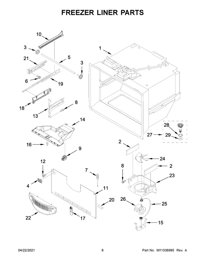 Diagram for ABB2224BRW03