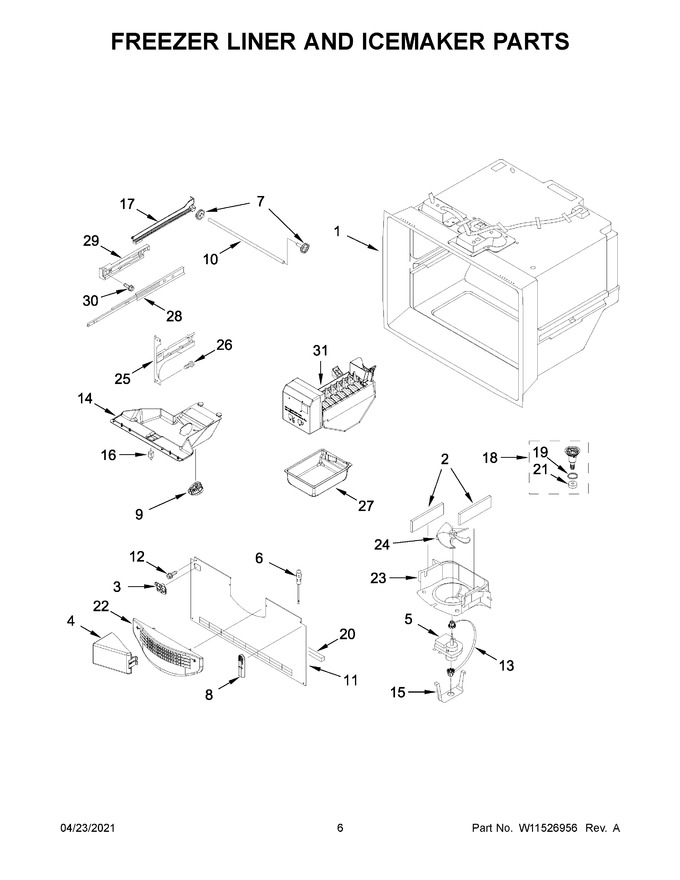 Diagram for WRF535SWHW04