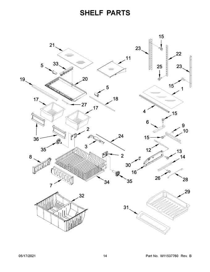 Diagram for WRF535SMHW04