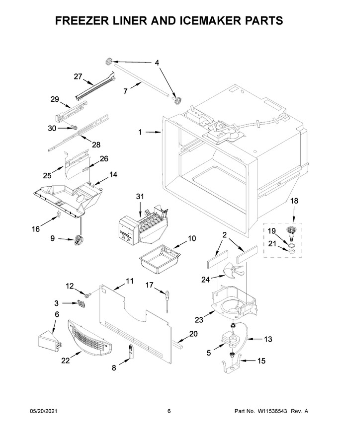 Diagram for WRF532SMHZ05