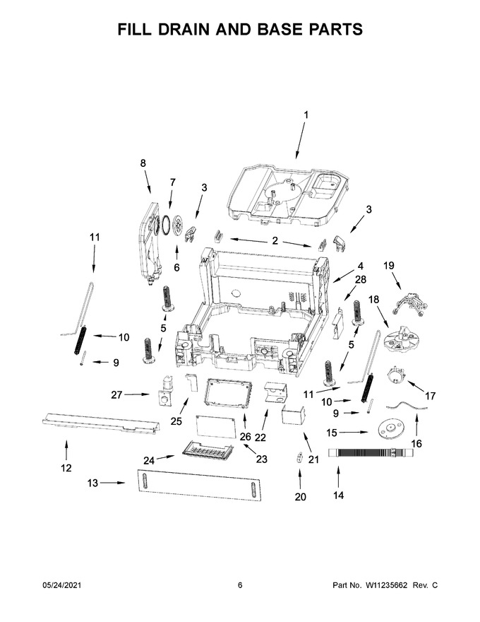 Diagram for WDF518SAHW0