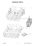 Diagram for 08 - Dishrack Parts